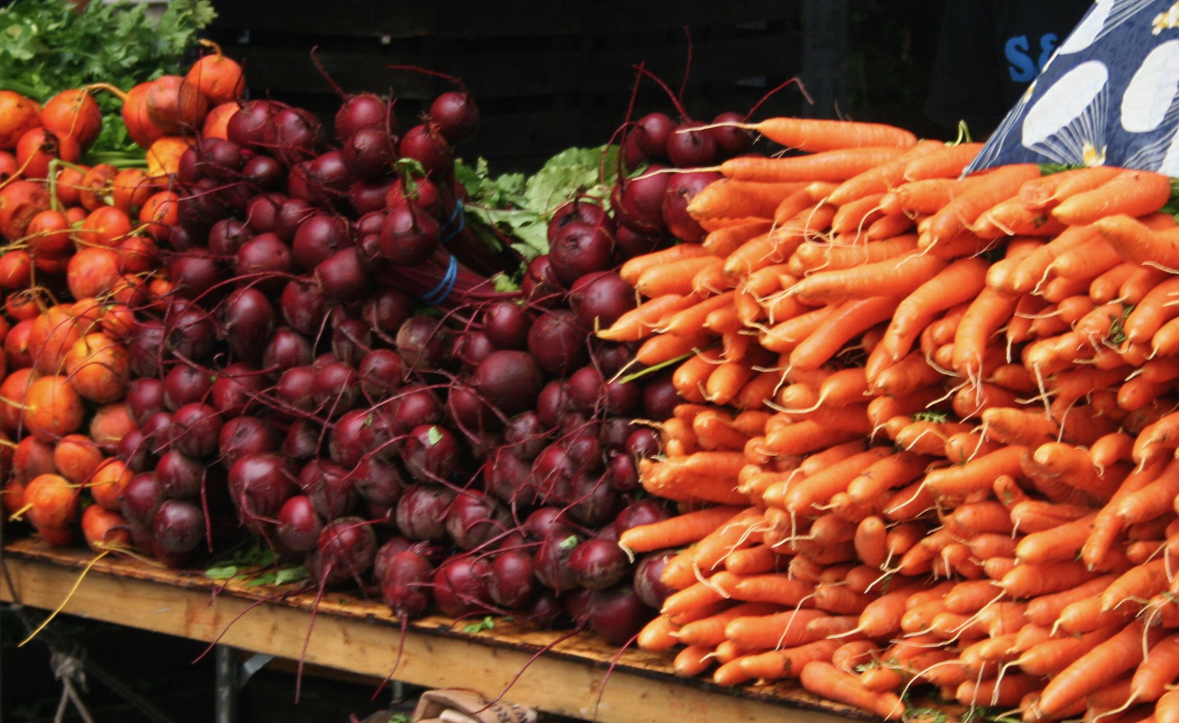 Produce at market