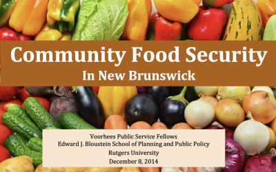 Improving Community Food Security in New Brunswick
