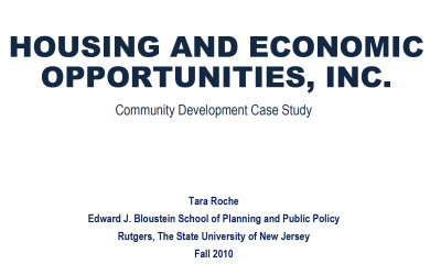 Housing and Economic Development Opportunities, Inc.