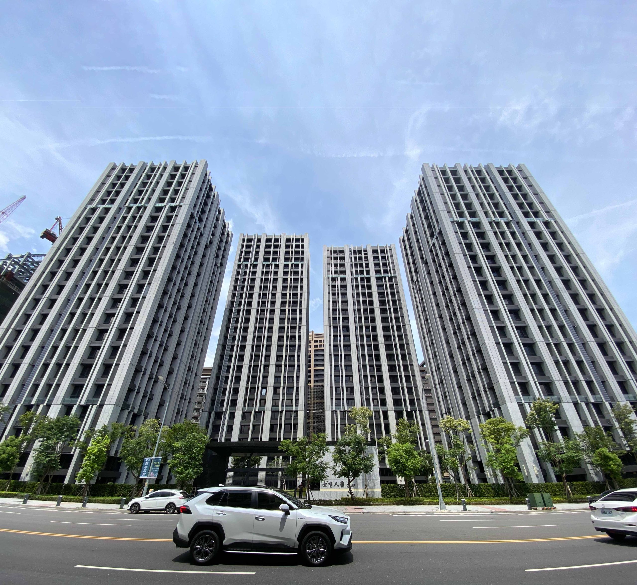 large apartment buildings 