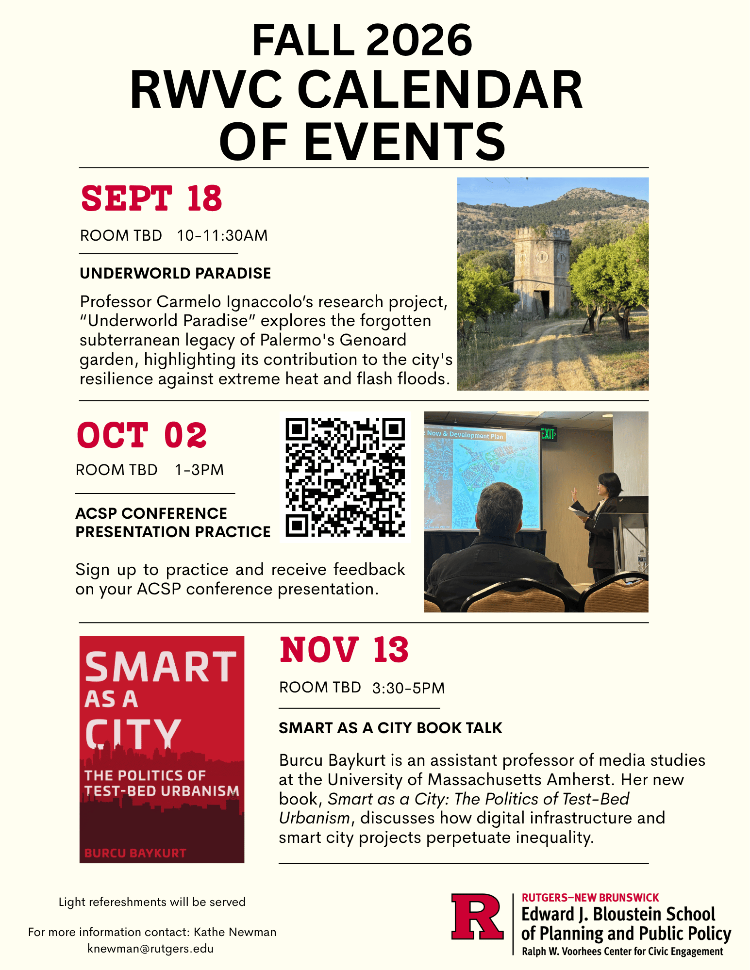 event calendar