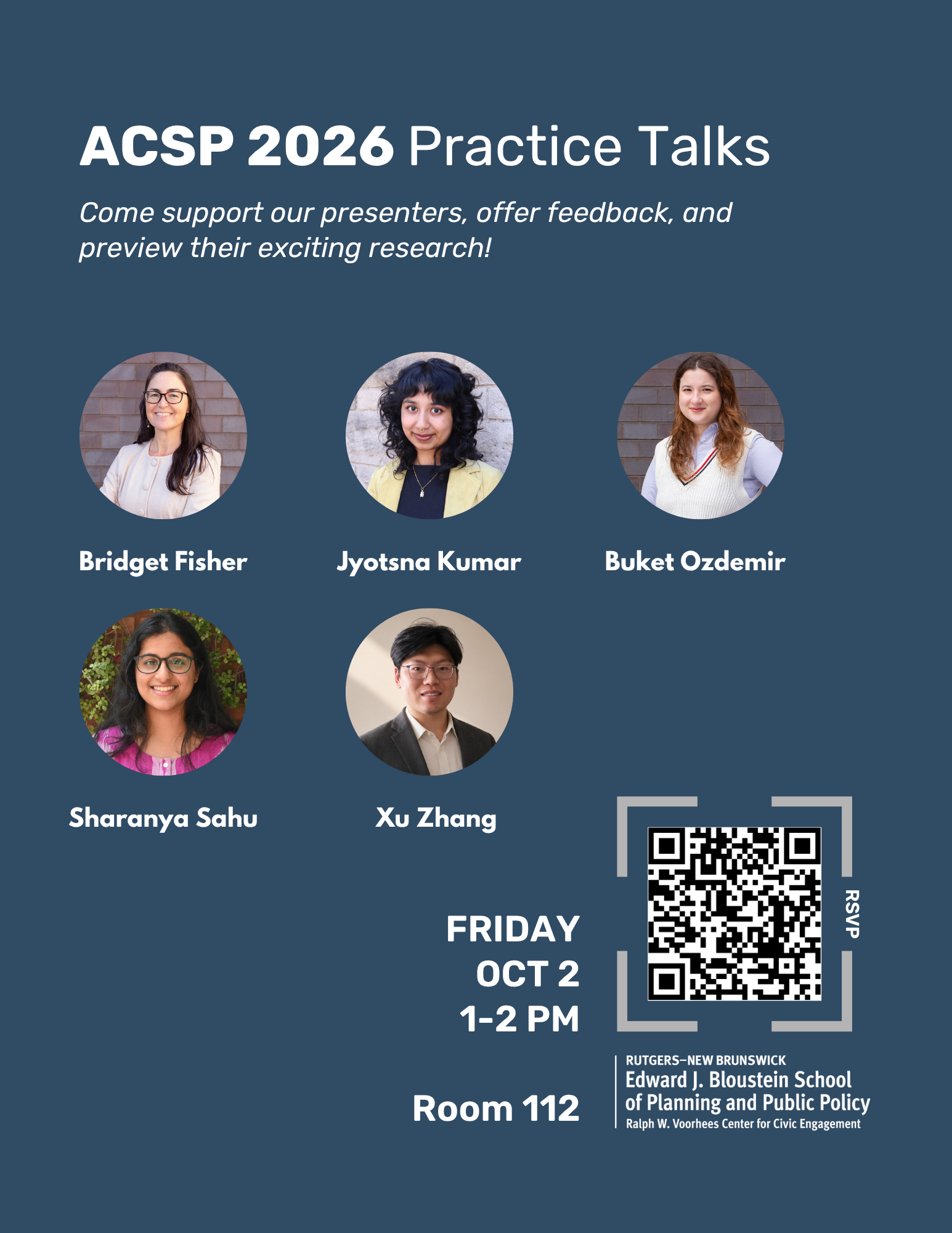 ACSP 2026 Practice talks flyer