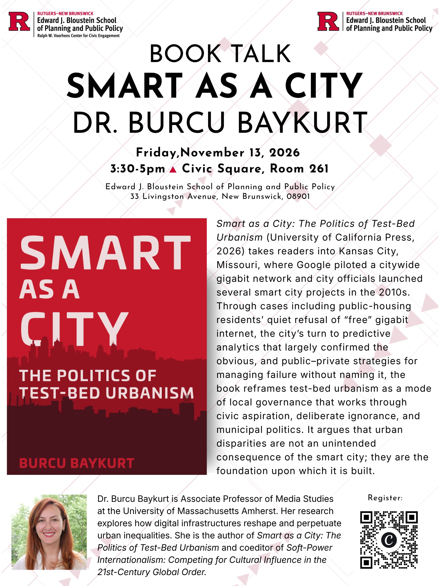 Burcu Baykurt Book Talk